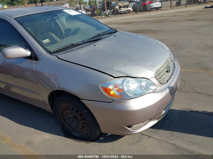 2003 Toyota Corolla Le VIN: 1NXBR32E13Z171910 Lot: 40485790