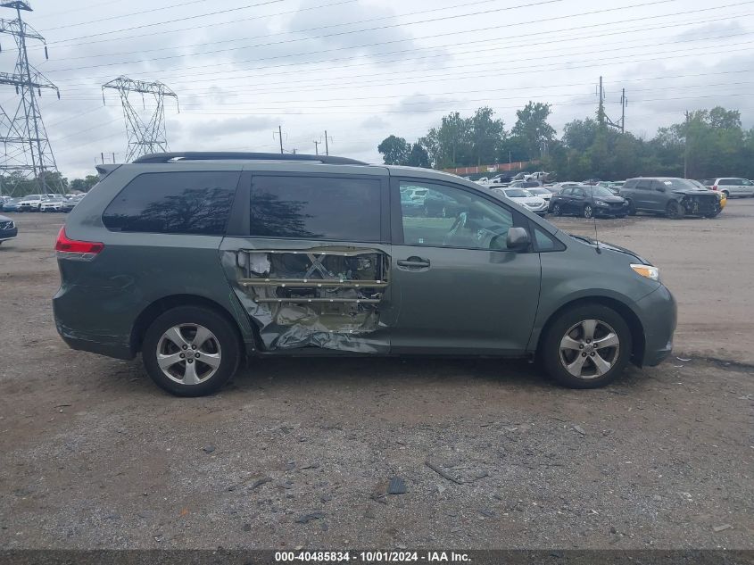 2013 Toyota Sienna Le V6 8 Passenger VIN: 5TDKK3DC3DS360651 Lot: 40485834