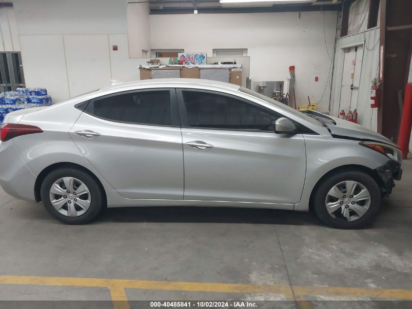 2016 Hyundai Elantra Se VIN: 5NPDH4AE6GH735333 Lot: 40485841