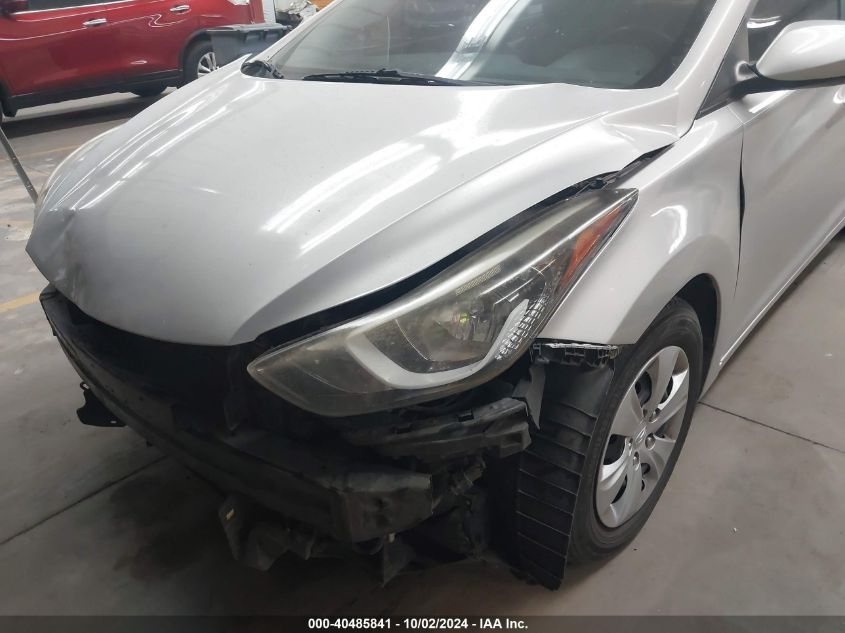 2016 Hyundai Elantra Se VIN: 5NPDH4AE6GH735333 Lot: 40485841