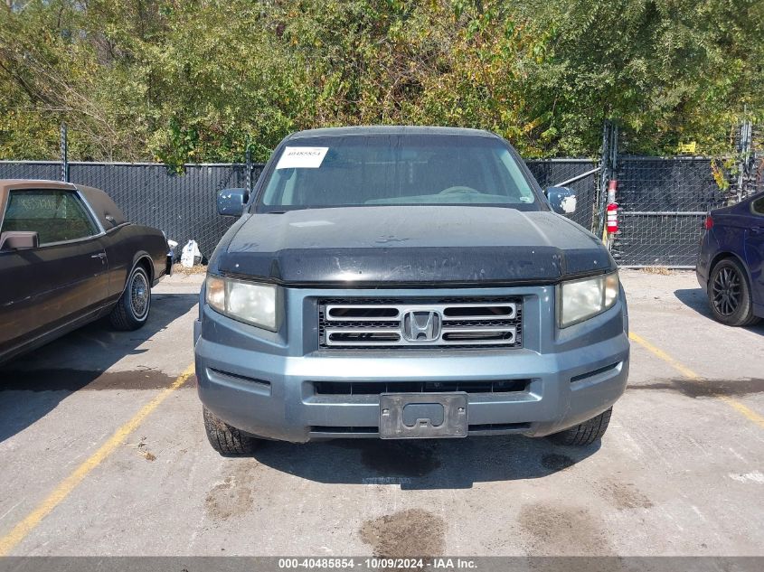 2007 Honda Ridgeline Rts VIN: 2HJYK16477H543411 Lot: 40485854