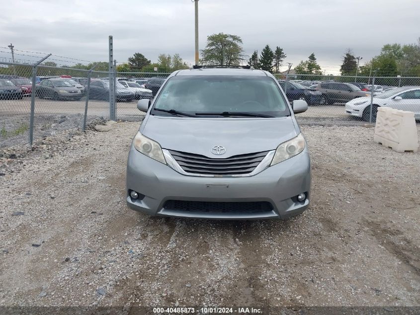 5TDYK3DCXCS180429 2012 Toyota Sienna Xle V6 8 Passenger