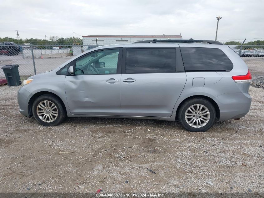 5TDYK3DCXCS180429 2012 Toyota Sienna Xle V6 8 Passenger