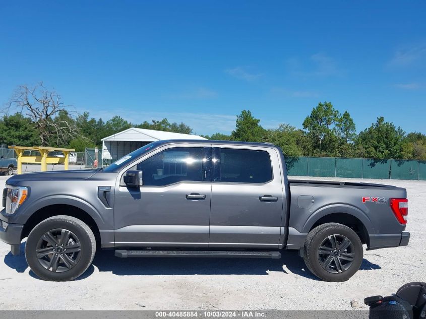 2022 Ford F-150 Lariat VIN: 1FTFW1E80NFA99162 Lot: 40485884