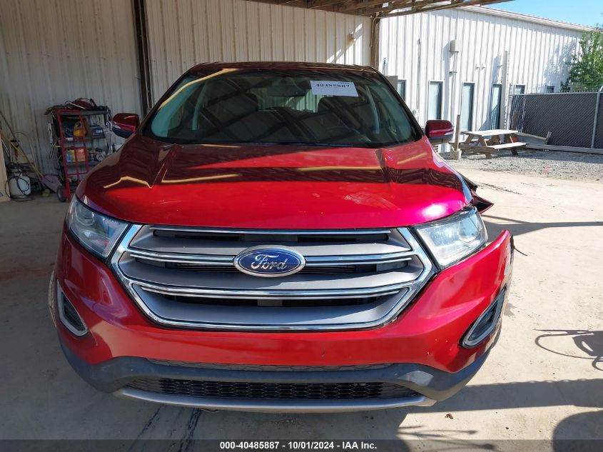 2016 Ford Edge Titanium VIN: 2FMPK3K85GBC63456 Lot: 40485887