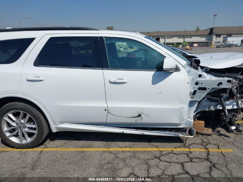 1C4RDJDG5NC107608 2022 Dodge Durango Gt Plus Awd