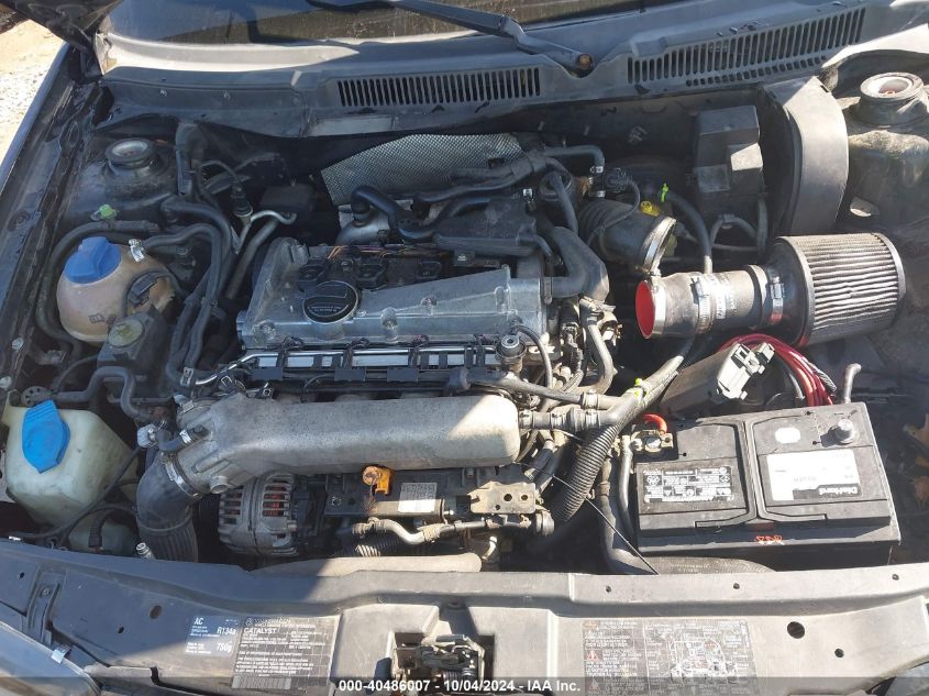 3VWSD69M01M152667 2001 Volkswagen Jetta Gls 1.8L Turbo