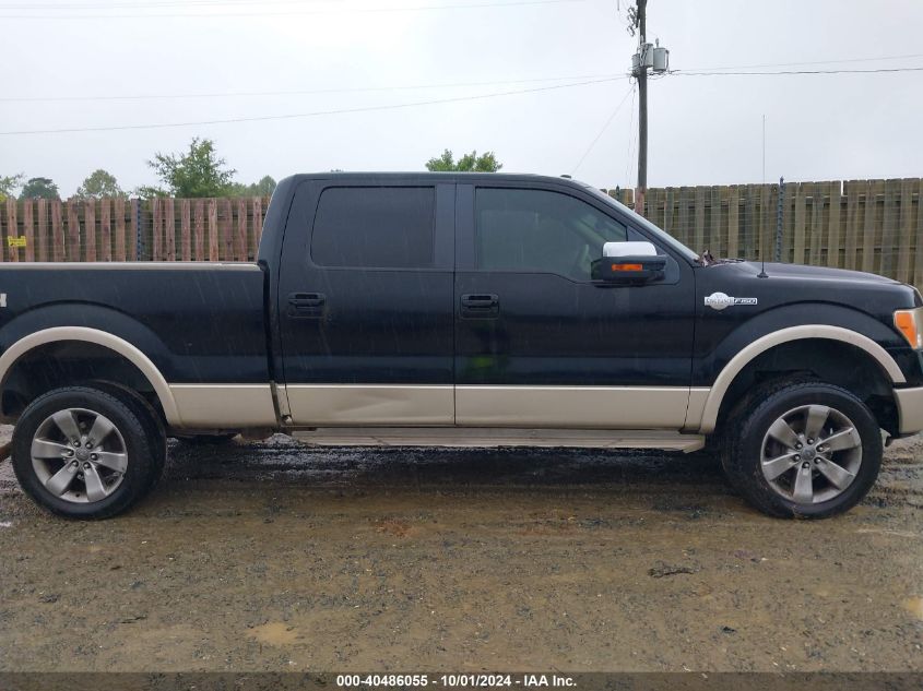 2009 Ford F-150 King Ranch VIN: 1FTPW14V29KB58107 Lot: 40486055