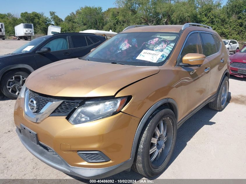 KNMAT2MT1FP506318 2015 NISSAN ROGUE - Image 2