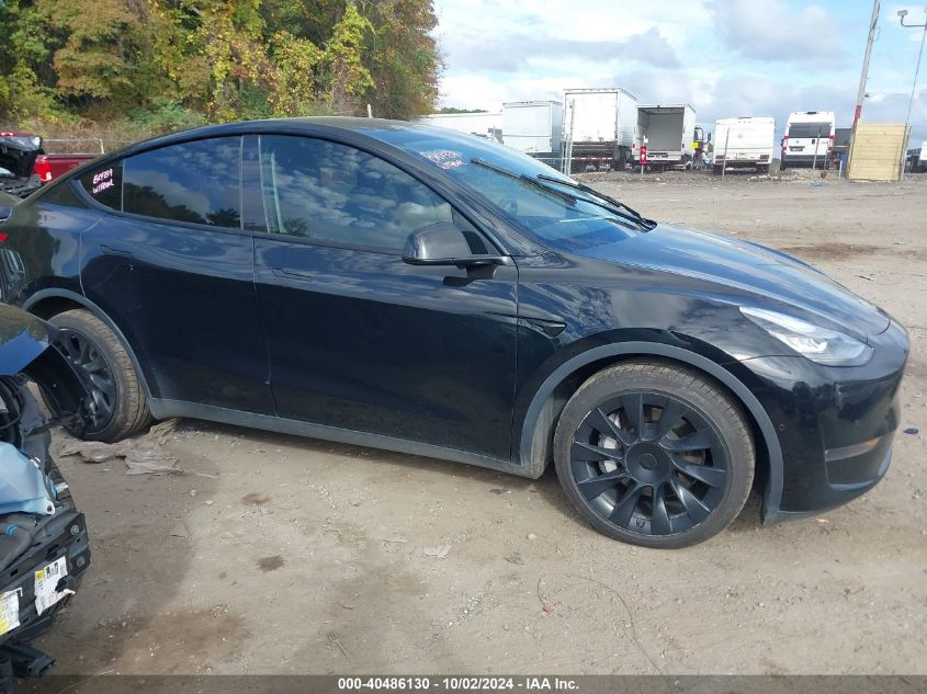 2021 Tesla Model Y Long Range Dual Motor All-Wheel Drive VIN: 5YJYGDEE8MF064739 Lot: 40486130