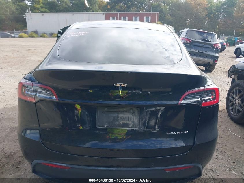 2021 Tesla Model Y Long Range Dual Motor All-Wheel Drive VIN: 5YJYGDEE8MF064739 Lot: 40486130