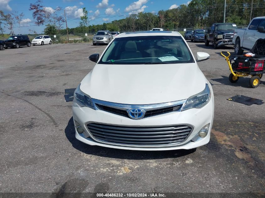 2014 Toyota Avalon Hybrid Xle Premium VIN: 4T1BD1EB7EU022683 Lot: 40486232