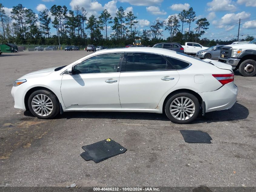 2014 Toyota Avalon Hybrid Xle Premium VIN: 4T1BD1EB7EU022683 Lot: 40486232