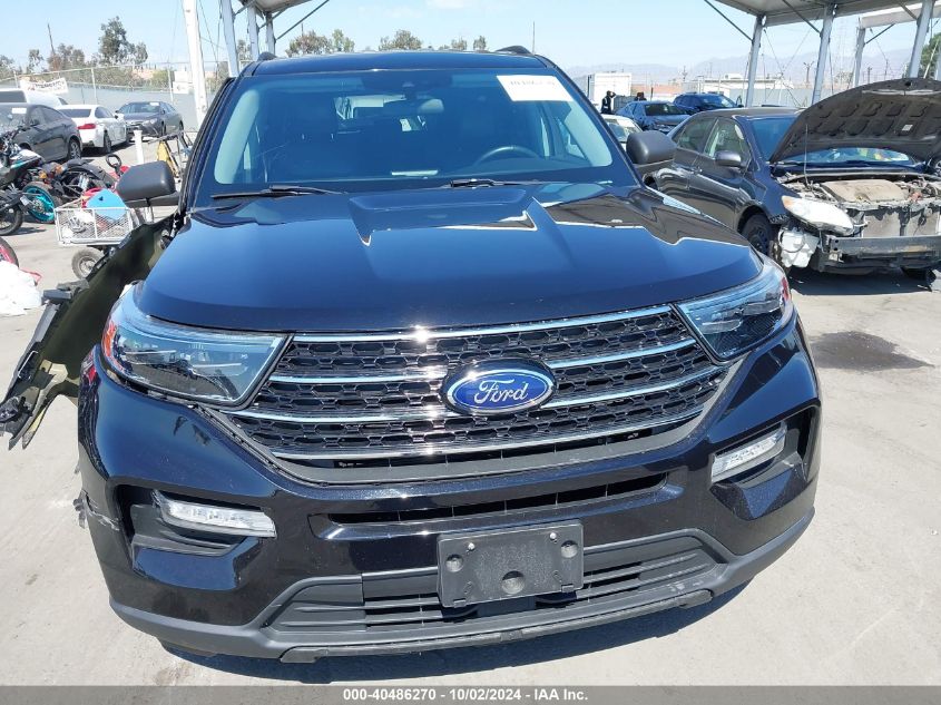 2021 Ford Explorer Xlt VIN: 1FMSK7DH9MGA95551 Lot: 40486270