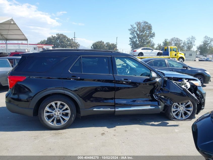 2021 Ford Explorer Xlt VIN: 1FMSK7DH9MGA95551 Lot: 40486270