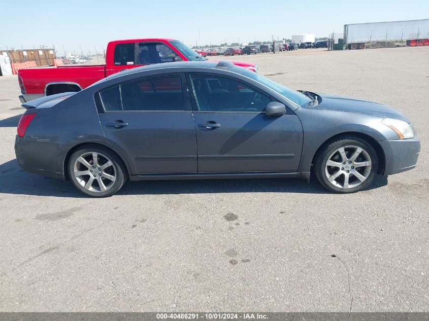 2008 Nissan Maxima 3.5 Se VIN: 1N4BA41EX8C821064 Lot: 40486291