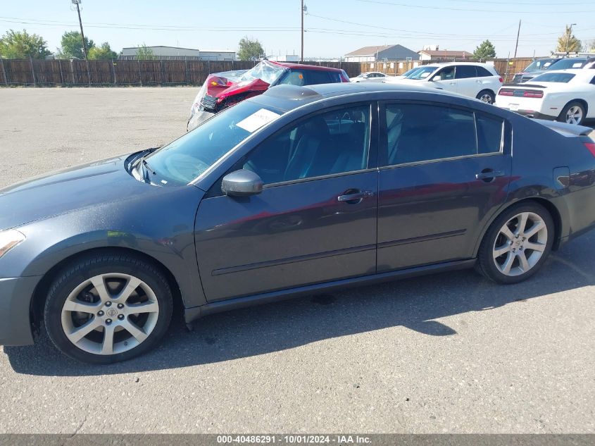 2008 Nissan Maxima 3.5 Se VIN: 1N4BA41EX8C821064 Lot: 40486291