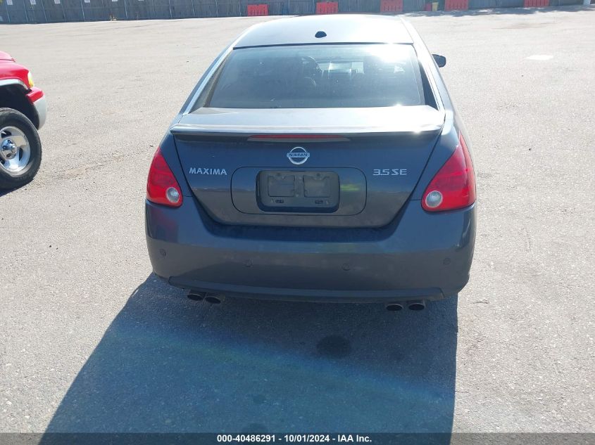 2008 Nissan Maxima 3.5 Se VIN: 1N4BA41EX8C821064 Lot: 40486291