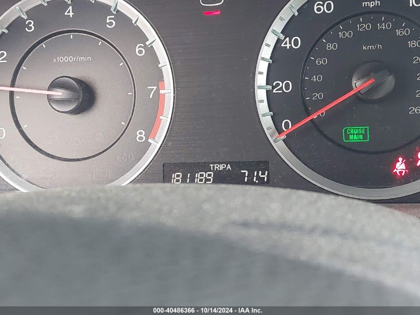 2010 Honda Accord 2.4 Lx VIN: 1HGCP2E34AA031126 Lot: 40486366