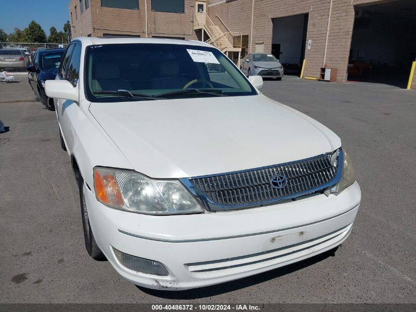 2000 Toyota Avalon Xls VIN: 4T1BF28B2YU045563 Lot: 40486372