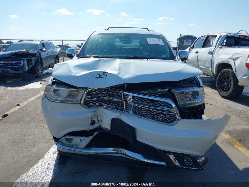 2018 Dodge Durango Citadel Rwd VIN: 1C4RDHEG3JC132976 Lot: 40486376