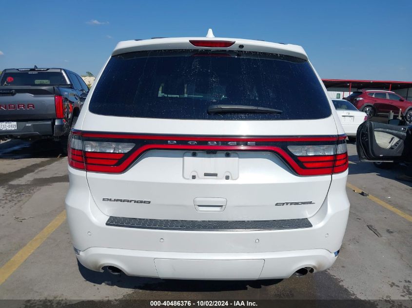 2018 Dodge Durango Citadel Rwd VIN: 1C4RDHEG3JC132976 Lot: 40486376