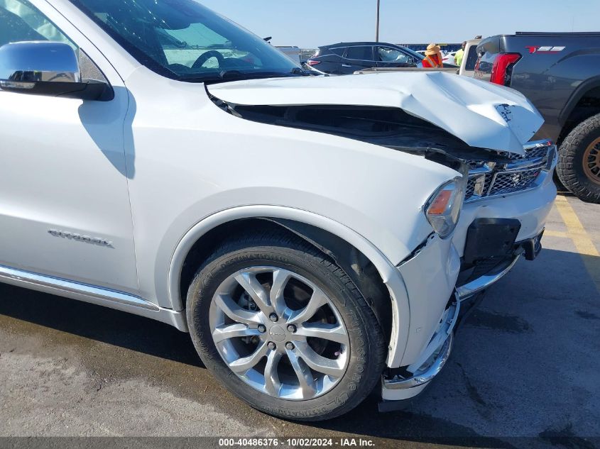 2018 Dodge Durango Citadel Rwd VIN: 1C4RDHEG3JC132976 Lot: 40486376