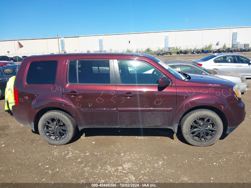 2014 Honda Pilot Ex-L VIN: 5FNYF4H7XEB020971 Lot: 40486380