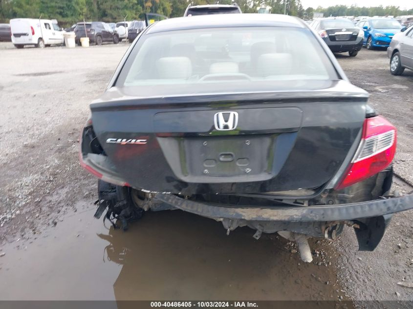 19XFB2F57CE093842 2012 Honda Civic Lx