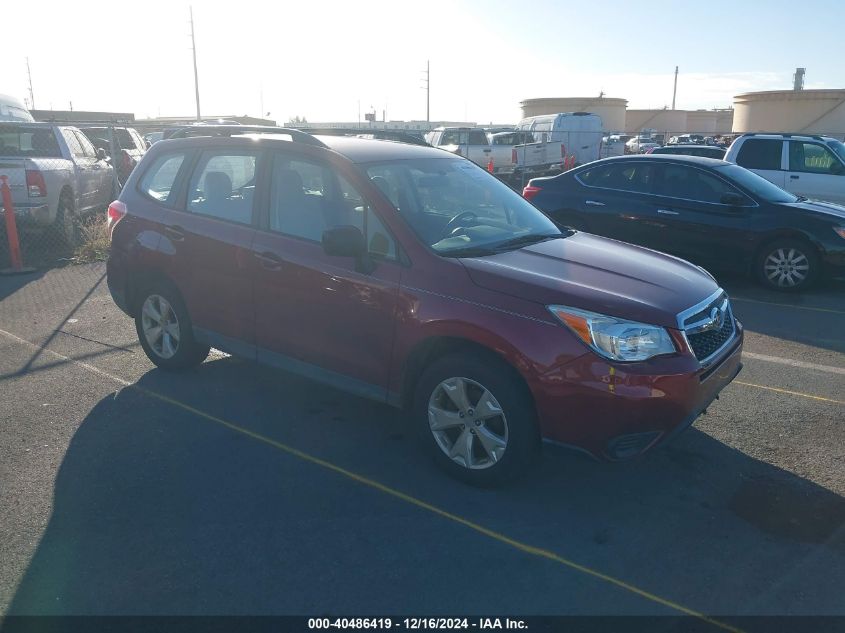 VIN JF2SJABC1GH401265 2016 SUBARU FORESTER no.1