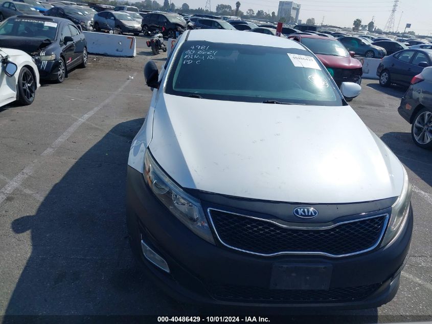 2015 Kia Optima Lx VIN: 5XXGM4A73FG486879 Lot: 40486429