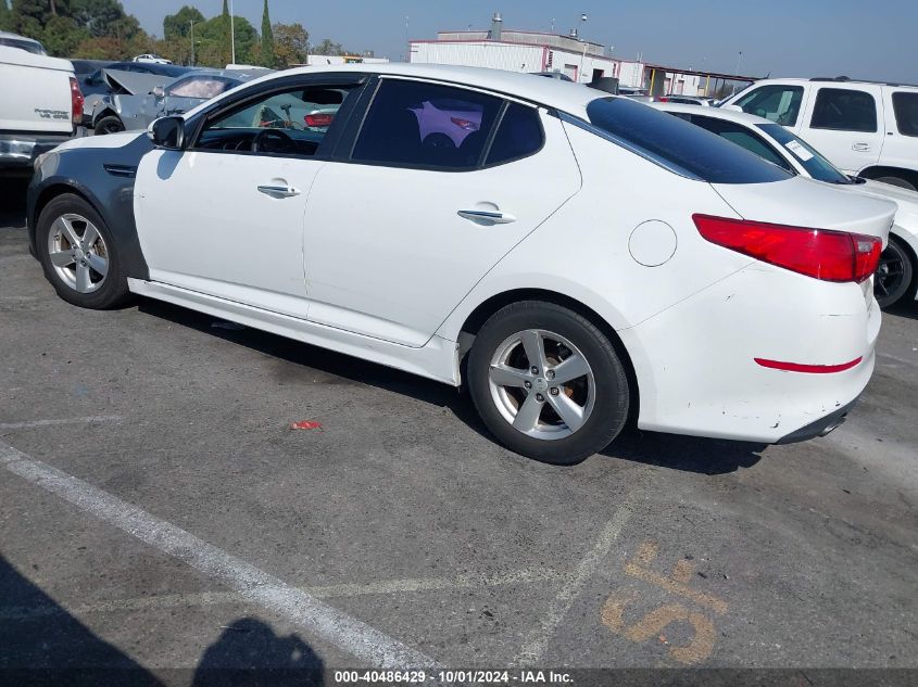 2015 Kia Optima Lx VIN: 5XXGM4A73FG486879 Lot: 40486429