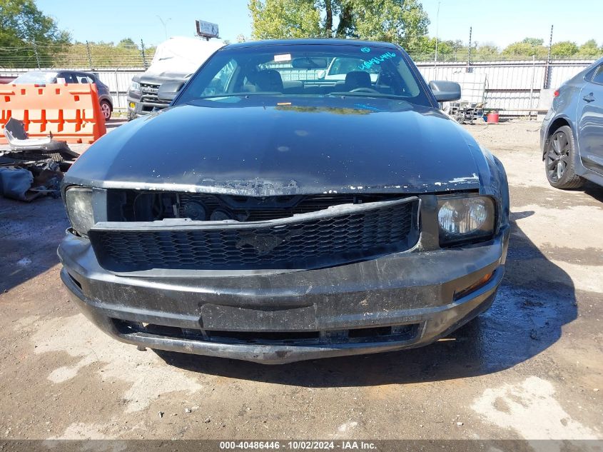 2006 Ford Mustang V6 VIN: 1ZVFT80N665244529 Lot: 40486446