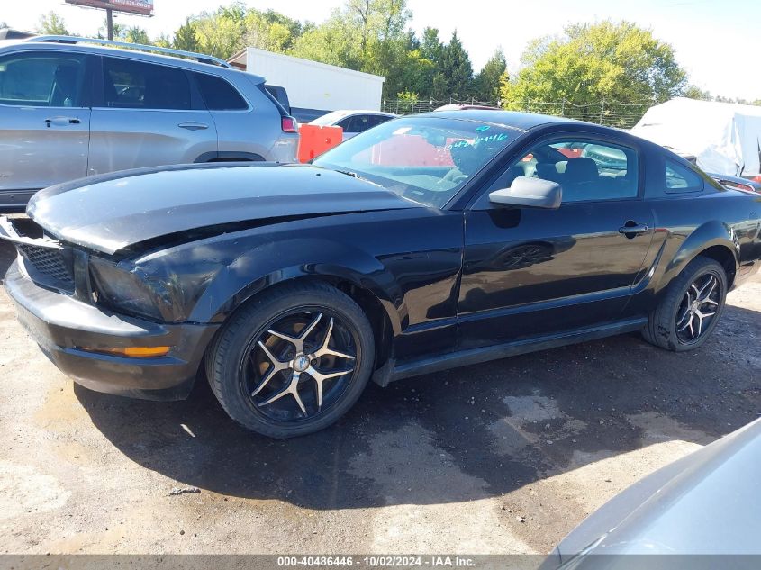 2006 Ford Mustang V6 VIN: 1ZVFT80N665244529 Lot: 40486446