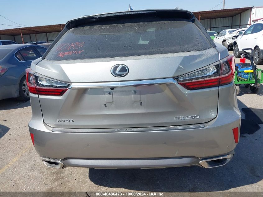 2017 Lexus Rx 350 VIN: 2T2ZZMCA3HC060327 Lot: 40486473