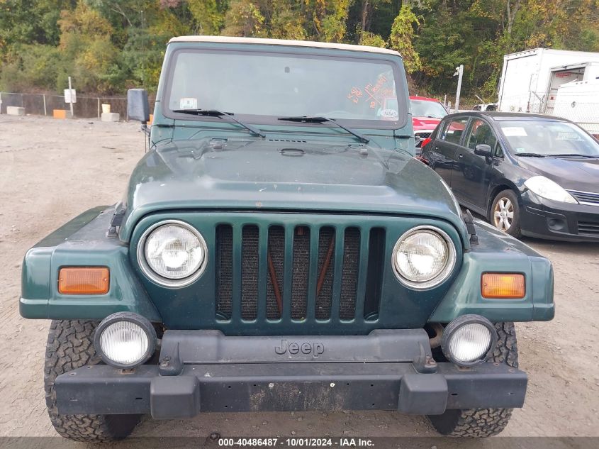 1999 Jeep Wrangler Sahara VIN: 1J4FY49S5XP448289 Lot: 40486487