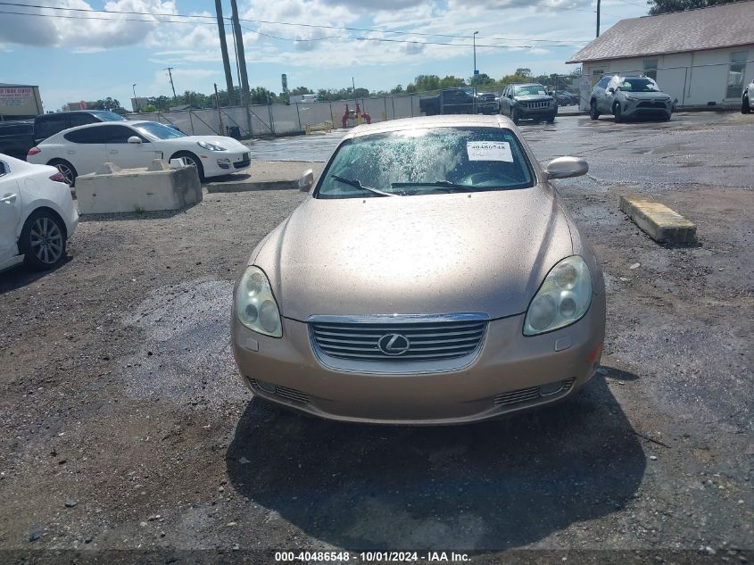 2002 Lexus Sc 430 VIN: JTHFN48Y520034224 Lot: 40486548