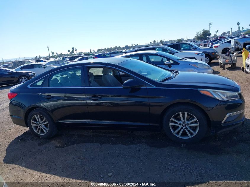 2015 Hyundai Sonata Se VIN: 5NPE24AF8FH038825 Lot: 40486586