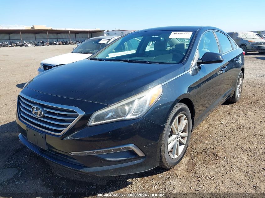 2015 Hyundai Sonata Se VIN: 5NPE24AF8FH038825 Lot: 40486586