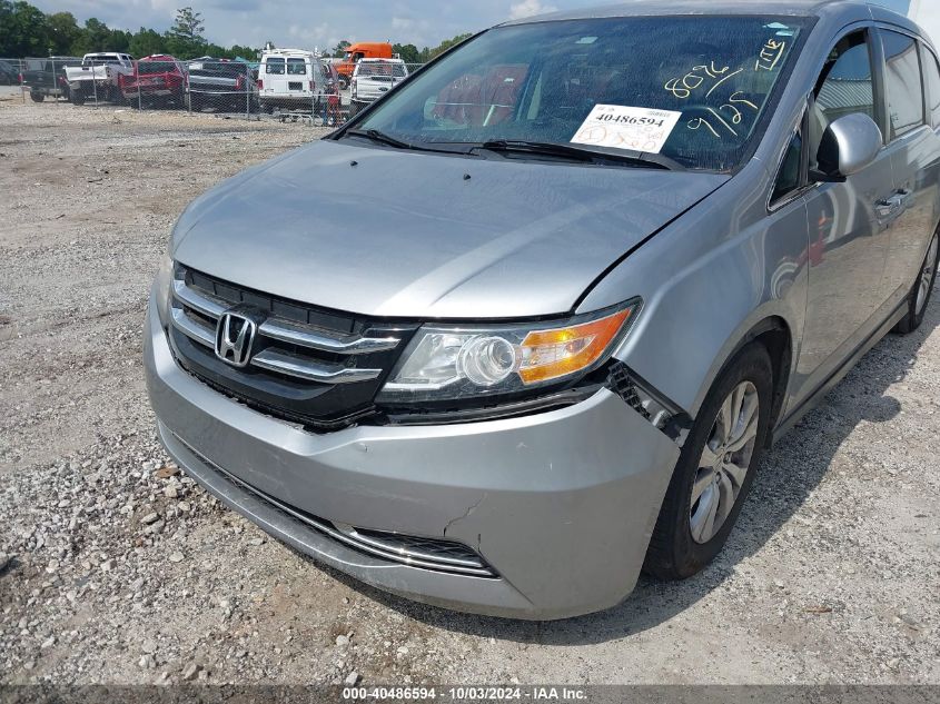 2016 Honda Odyssey Se VIN: 5FNRL5H3XGB108096 Lot: 40486594