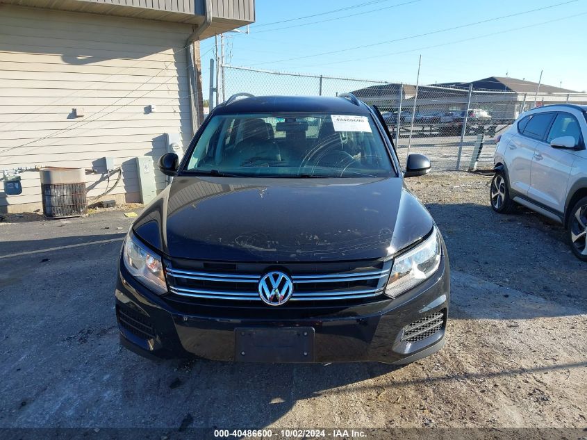 2017 Volkswagen Tiguan 2.0T S VIN: WVGBV7AX9HW506851 Lot: 40486600