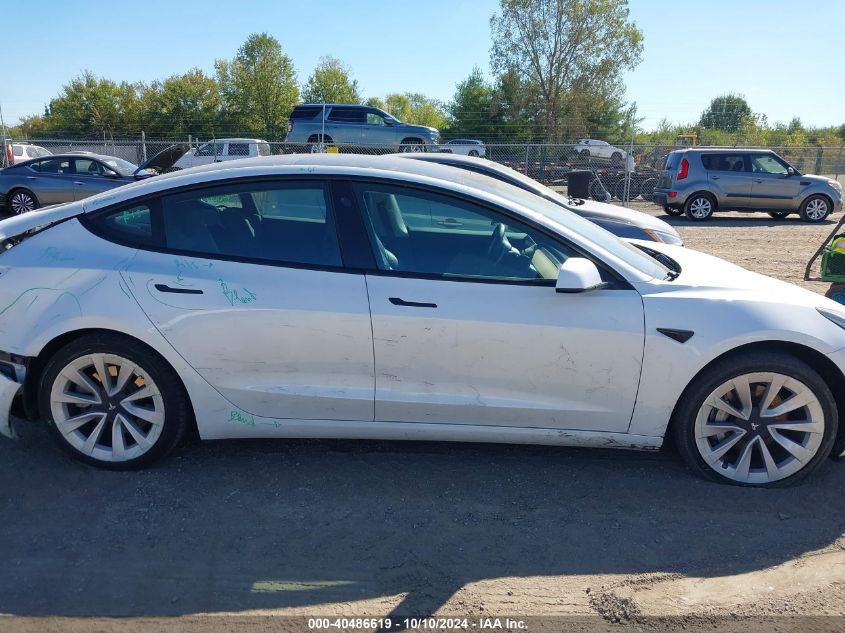 2021 Tesla Model 3 Long Range Dual Motor All-Wheel Drive VIN: 5YJ3E1EB3MF902910 Lot: 40486619