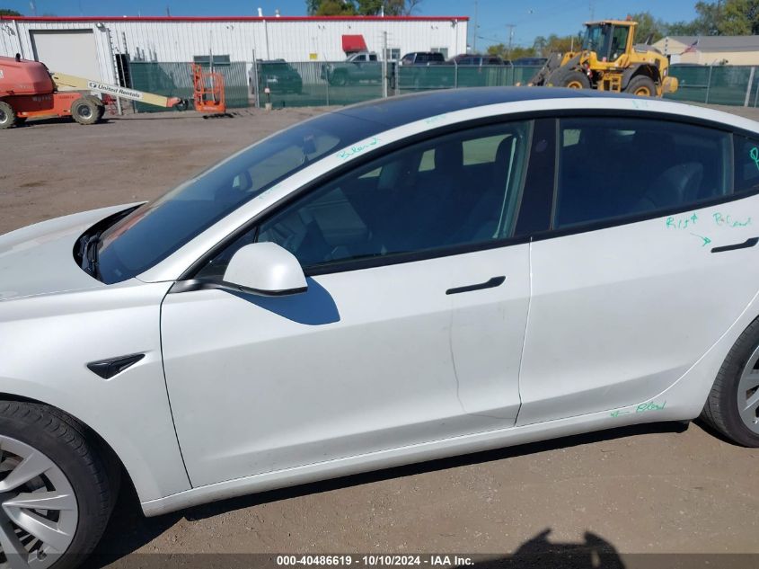 2021 Tesla Model 3 Long Range Dual Motor All-Wheel Drive VIN: 5YJ3E1EB3MF902910 Lot: 40486619