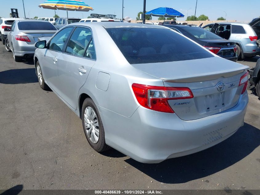 2012 Toyota Camry Le VIN: 4T1BF1FK3CU078609 Lot: 40486639