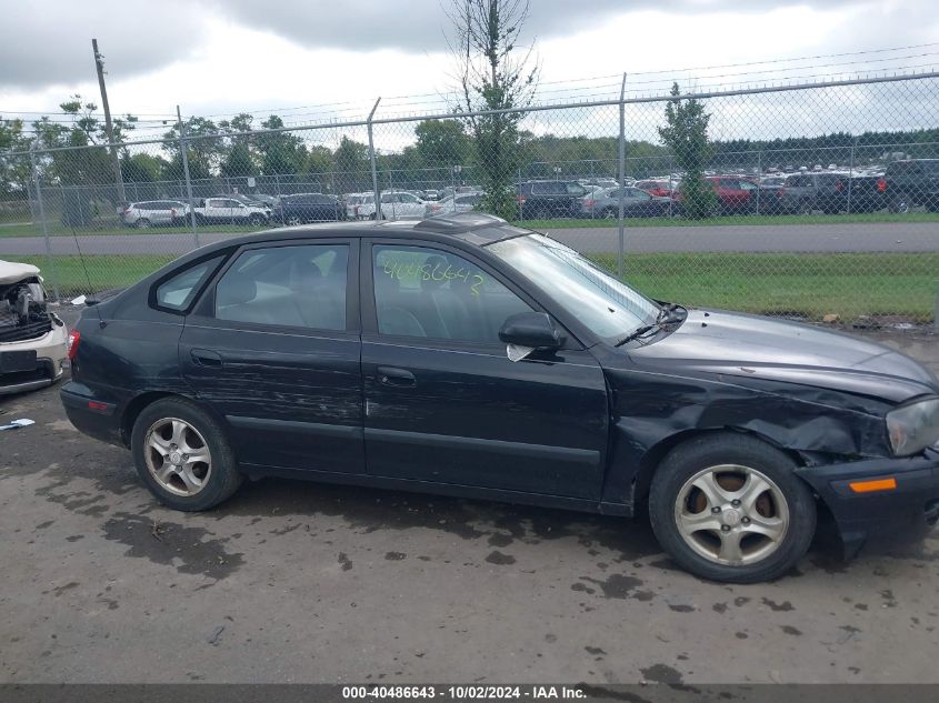 2006 Hyundai Elantra Gls/Gt VIN: KMHDN56D26U197390 Lot: 40486643