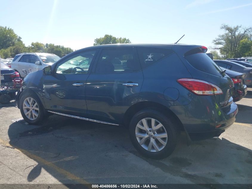 JN8AZ1MU9EW409622 2014 Nissan Murano Le/S/Sl/Sv