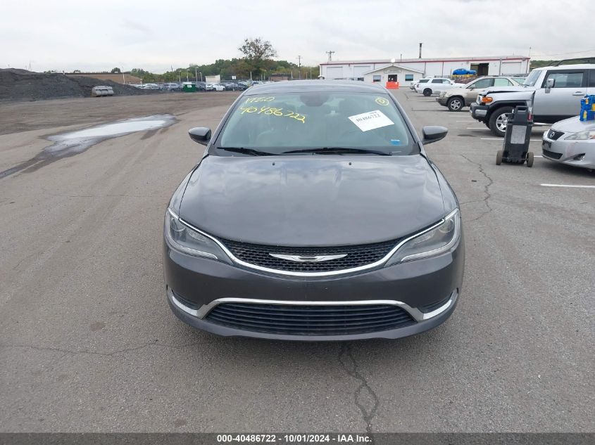 2015 Chrysler 200 Limited VIN: 1C3CCCAB0FN501931 Lot: 40486722