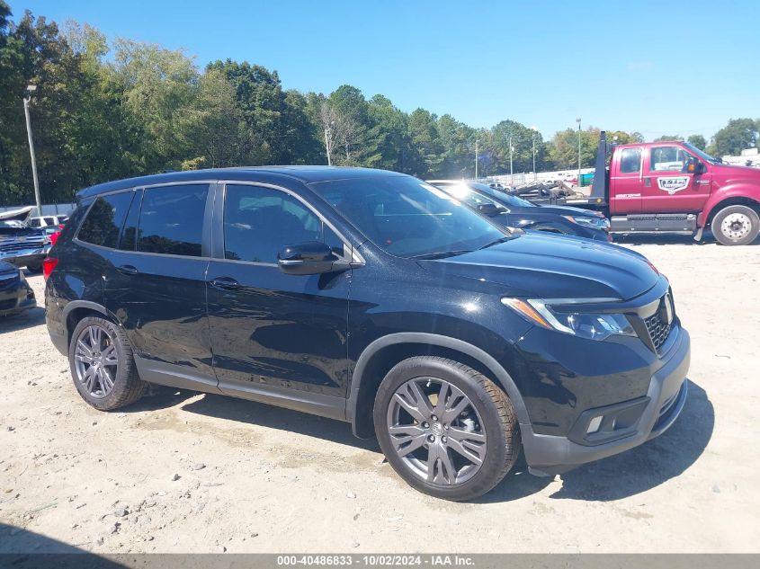 2021 Honda Passport 2Wd Ex-L VIN: 5FNYF7H51MB007282 Lot: 40486833