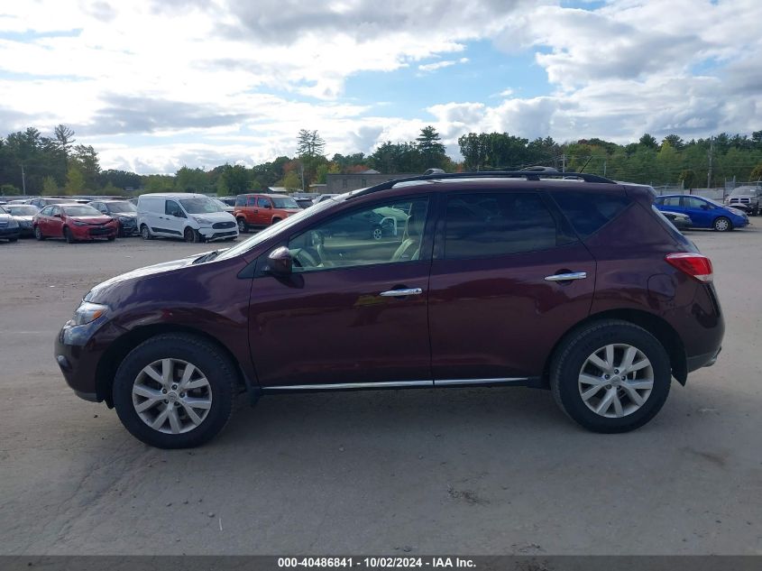 JN8AZ1MW7DW310359 2013 Nissan Murano Sl