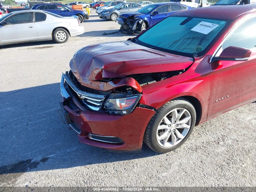 2016 Chevrolet Impala 2Lt VIN: 2G1115S37G9181709 Lot: 40486862